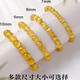 Yage Natural Blonde Crystal Bracelet Women's Men's Brazilian Citrine Lucky Beads Good Luck Yellow Agate 7mm Gold-Absorbing Blonde Crystal Bracelet