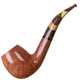 沙芬（SAVINELLI）意大利老式手工进口烟斗石楠木677弯斗过滤烟嘴实木烟斗男士送礼 【帕洛玛系 677型大号弯斗】