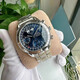[Second-Hand 99 New] Omega Speedmaster-Serie Herren Uhr Automatische mechanische Uhr Luminous Chronograph Datum Schweizer Herren Uhr 39 Uhrendurchmesser Blue Disc 3523.80.00