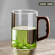 Niye tea cup glass water cup mug green tea cup personal lead-free glass cup with handle water cup for men