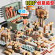 
Toys Agents Team Children's Educational Toys Boy Screw Simulation Repair Toolbox Electric Drill 3-6 Years Old [Set] Red Shopping Cart + Hamburger Set