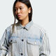 阿迪达斯 （adidas）【劲浪体育】女子休闲牛仔运动宽松夹克外套牛仔蓝JX9209 图色 M