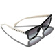 Chanel Chanel square frame gray gradient square women's sunglasses CH5484-1656/S6