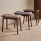 
Jiayi solid wood makeup stool bedroom dressing stool household dressing table stool simple internet celebrity makeup chair with buckle saddle stool
