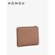 Honggu New Fashion Wallet Women's Short Mini Thin Card Holder Wallet All-in-One Multi-Card Slot Coin Purse Pitch Black