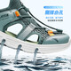ANTA Children's Sandals Men's and Women's Shoes 2026 Summer New Breathable Water and Land Tracing Shoes Beach Shoes Men's Sage Green/Fish Eye Green-5 39 Shoe Inner Length 24.5cm