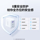 绿联氮化镓充电器头三口35W多口快充头适用苹果iPhone16/15ProMax/14/13华为三星手机USB/双Type-C插头
