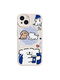 Xinshenghong Line Puppy iPhone 14 Case móvil Apple 15 Promax Pareja 13Mini Maltese Nuevo Lambsker de 11por XSMAX LUCKIN XR LINDA FUN [Lavender] -xp12605 iPhone 15