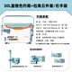 
Liuyu 2025 new ultra-light large capacity wild fishing black pit fishing equipment thickened fishing box to sit 30L right-hand version