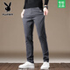 Pantalones de pantalones para hombres Playboy Menora de jeans Summer delgado y recto Slim Pantalones casuales de primavera y otoño pantalón versátiles de moda