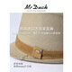 Mr DUCK进口英国Spence Bryson高档礼帽男绅士帽 100%亚麻帽子 2025新款 MS56201-假日橄榄（礼帽） L（57-58cm）