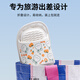 洁丽雅买一送一折叠旅行拖鞋女夏季旅游酒店洗澡防滑便携情侣民宿凉拖男 开心熊+灰色 36 -38女+42-45男