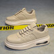 
Xiaohuilijia casual shoes fashionable sports shoes men's shoes 2025 new autumn thick-soled shoes lightweight men's versatile trendy shoes MK878 khaki 39