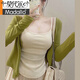
Modal spring and summer rice grey vest for women with base and inner and outer wear with chest pad strap pure sexy slim fit flower gray. Y683 strap S