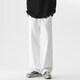 FOG SKY casual pants men spring and summer loose comfortable pendant casual versatile trousers multi-color simple straight work pants men 718-K628 black 3XL (recommended 175-190Jin [Jin equals 0.5 kg])
