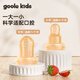 Goole kids baby bite bag baby eating fruit artifact oral period teether soothing fruit and vegetable food supplement silicone bite music