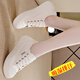
Yaoxin brand code break special offer 2025 spring new canvas shoes for women versatile casual leather small white shoes trend 9923 black 35