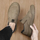 Huilijun 2025 summer footwear men's shoes for work at construction site men's labor insurance sports waterproof non-slip wear-resistant work shoes khaki 42