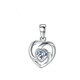Fat Donglai same style platinum pendant without chain PT950pt950 women's diamond 18 versatile without chain single model 1 without chain