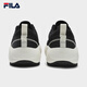 FILA 斐乐官方男鞋COOKIES复古帆布鞋2025夏新款曲奇鞋时尚休闲鞋 黑/奶白-BG 39