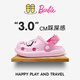 Barbie Children's Shoes Girls Bathroom Baotou Beach Slippers Croc Shoes Cute Girls DA6810 Pink 20