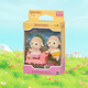 Familles sylvaniennes Version japonaise jumeaux de moutons jouant des cadeaux d'anniversaire de poupée de jouet de fille maison pour les enfants