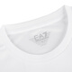 Emporio Armani Summer New Sports Trend Light Luxury Casual Herren-kurzärmeliges T-Shirt 7M000044 AF13754 White M