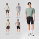 Uke masculin printemps et été nouveau produit UPF100 + Protection solaire Bicycle respirant léger Suisse à cycle à manches courtes Sports Top Shanyou Snow White L