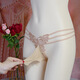 Love Ruru Sexy Men JJ Set Sexy Underwear Lace Thong Transparent Embroidery Big Boy Sexy Love Silk Temptation Pseudo-Girls Low Black (80-135Jin [Jin equals 0.5 kg]) Egg wrap