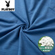 花花公子（PLAYBOY）含桑蚕丝短袖t恤男夏季中年翻领有口袋冰丝T恤中老年爸爸装 719粉色【短袖】 XL 175建议130-150斤