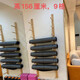 Massivholz Yoga Mattenlagerregal an Fitnessstudio -Wandhänge Regale Holz Kindergarten Teppichregal Unterricht AIDS -Lagerregale Holz Holz Farbe Yoga Matte Lagern 9. Stock 9. Stock