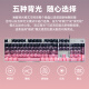 
Logitech K845 mechanical keyboard Wired keyboard Office computer typing keyboard E-sports games luminous full-size personalized custom keycap Logitech K845 red axis day and night powder