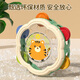 Beizhilu children's toys hand-painted drum baby percussion instrument baby tambourine early education 6 months old hand-rattle 1 super value combination cute deer tambourine + lala music bed hanging