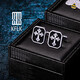 KFLK black devotional cross men's cufflinks, cuff nails, French shirt buttons, metal cuff nails, shirt buttons K278