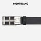 Montblanc Montblanc Cow Plewide Hebilla Automaticle Automático Cinturón de cinturón de un solo lado 3CM 118421 Regalo