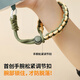 
Beiyipin mobile phone lanyard new mobile phone lanyard adjustable short wrist pure hand-woven simple anti-stolen and steal color-blocking thick solid clip type universal