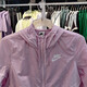 Nike (Nike) Jacket Women's Clothing 2025 Spring New Woven Jacket Fitness al aire libre Running Windpop Holded Sports Casual Wear AJ2983-695 Pink S