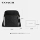 COACH brand direct supply men's HOUSTON crossbody bag shoulder camera bag black CZ398 New Year gift