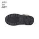 Jnby por Jnby Jiangnan Buddies Ropa para niños Botas de tubo de medio cuero Multicolor cómodo, de otoño e invierno, niños y niñas niños 6o9m13590 001/negro 33 tamaño