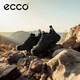 ECCO men's sports outdoor grippy wear-resistant thick-soled outdoor cross-country shoes cross-country 822354 black 43 HL