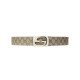 
Gucci (GUCCI) Cooqi Men's Belt Double G Smooth Buckle Black Men's Belt (Width about 4cm) (Give to boyfriend) Coffee 245861 KGDHN 9767 110 (suitable for waist circumference of 105-115cm)