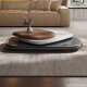 
Yalinshu AIRENYI special-shaped tea table living room Italian minimalist rotatable combination modern living room home designer creative floor-standing tea table 14070cm special-shaped rotating tea table