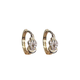 18K gold earrings with rhinestone imitation 18k gold internet celebrity replacement earrings picked up at Shiniao brand special outlet counter, rose gold
