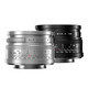 Seven Craftsmen Panasonic Olympus m43 mount fixed focus lens silver 35mm f1.4 portrait half-frame mirrorless camera lens manual large aperture