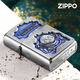 
ZIPPO lighter zippo genuine marine bio environmental protection series creative stamp windproof kerosene lighter men's gift polar bear DY9905TZ