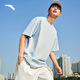 Anta casual short-sleeved T-shirt for men and women the same style for summer simple solid color round neck sports base shirt loose couple top
