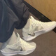 Nike (NIKE) Sabrina 2 EP practical wear-resistant low-top basketball shoes for men and women the same style silver white FZ1517-101 official flag FZ1517-101 white 40