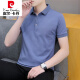 Pierre Cardin Sommerkragen T-Shirt Herren Kurzärärmelte Polo-Hemd Revers.