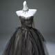 Baolian Black trägerloser französischer Abendkleid Klavierkunst Prüfung Dinner jährlich Sitzung Performance Chorus Pongsai Prinzessin Kleid schwarz m