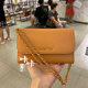 CHARLES&KEITHCHARLES＆KEITH新加坡限定小CK6-10840459-1纯色短款链条斜挎钱包 南瓜色 Pumpkin